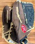 Rawlings Baseball Glove Zero Shock 12 1/2 Leather RBG36BG Right Hand. Fixed Price $22.00.
