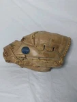 Vintage Spalding Softball Glove 42-5315 Ez-flex Chrome Tanned Leather Rht. Fixed Price $16.99.