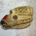 Vtg Rawlings Leather Baseball Glove Rht Right Hand Usa PG26 Amos Otis Basket Web. Fixed Price $19.99.