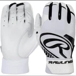 Rawlings 5150 Baseball Softball Adult Size Xl Batting Gloves White/black. Fixed Price $19.99.