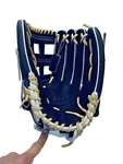 Wilson A2000 12.25" Leather Baseball Glove Right Hand Throw Black/gold/white. Fixed Price $195.00.