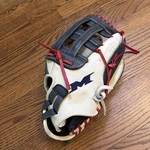 Miken Koalition Series Rht Slowpitch Softball Glove K0130-PH Red White Blue. Fixed Price $210.00.