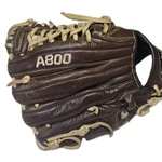 Wilson 12" A800 Optima Brown Rh Throw Leather Baseball Glove. Fixed Price $43.99.