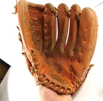 Winners Choice Baseball Glove AA-233-1 Rht Snap Action Leather Brown 11" Vtg. Fixed Price $7.25.