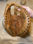 Vintage Wilson Big Scoop Leather Baseball Glove A2874 Bob Watson Rht. Fixed Price $35.00.