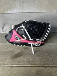 Rawlings 1/2" Baseball Softball Glove PL95PB Girls Basket Web Black Pink Rht. Fixed Price $12.75.