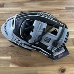 New Wilson A700 WBW101427115 Baseball Glove 11.5" Inch Rht 1/2" Black Grey. Fixed Price $69.99.