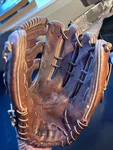 Near Mint Zett Big 1537 Baseball Glove Brown Leather Deep Saturated Zifect Model. Fixed Price $69.95.