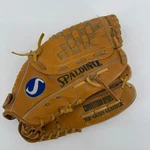 Spalding Competition Series Lloyd Moseby Brown Leather Rht Glove Aeroback 12". Fixed Price $17.09.