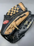 Rawlings 12.5" Players Series Leather Palm Baseball PL1258 Glove Gold. Fixed Price $12.99.
