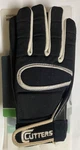 Cutter's Youth Football 017LT-LINEBACKER/RUNNING Gloves Black/white Large. Fixed Price $19.99.