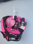 Franklin My First Teeball Glove Left- Handed, Easy Closure, 8.5" Pink, New Girls. Fixed Price $17.54.