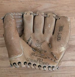Vtg. 1950S Pro Model 393 Leather Baseball Glove Right Hand Throw Mickey's. Fixed Price $38.00.