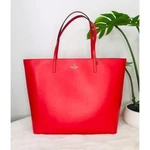 Kate Spade New York Xl Tote Cherry Red Travel Shopper Shoulder Handbag City. Fixed Price $149.98.