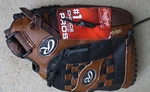 Rawlings Playmaker Series 13" Lht Baseball Glove Leather Palm PM2609DBP Damaged. Fixed Price $7.99.