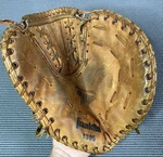 Vintage Franklin Cowhide Catcher Mitt 1305 Right Hand Throw Crafted Japan. Fixed Price $14.13.