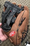 Rawlings 13" Premium D130HDB Right Hand Throw Leather Baseball Outfielders Glove. Fixed Price $74.99.