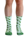 Living Royal Photo Print Crew Socks: Dinosaur. Fixed Price $14.99.