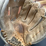 Vintage Wilson Hofer George Brett A2240 Leather Baseball Glove Rht Snap Action. Fixed Price $17.50.
