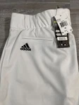 Adidas Baseball Pants Mens 2XL White Long Elastic Bottom Team Performance New. Fixed Price $22.50.