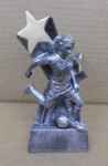 Soccer Female Large Star High Gloss Resin Award Trophy RSS121. Fixed Price $9.95.