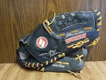Worth Softball Glove Model WS130 Leather Black Right Hand Throw. Fixed Price $22.99.