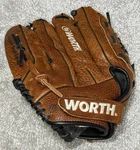 Worth TM140 Baseball Softball Glove Right Handed Thrower Leather. Fixed Price $47.77.