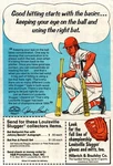Vintage Advertising Louisville Slugger Baseball Bats Gloves And Mitts Mail 1972. Fixed Price $5.99.