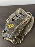 Vintage Wilson Signature Model A2201 Black Glove. Fixed Price $17.00.