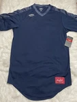 Rawlings Launch Baseball Softball Jersey Adult Men Medium, Navy Blue, Nwt New. Fixed Price $11.98.