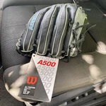 Wilson A500 Gray Black Quickfit Baseball Glove 12.5" WBW100905125 A05RB23125 Nwt. Fixed Price $70.00.