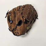 Wilson Staff Baseball Glove 12" A1505 Dual Hinge U.s Softan Leather. Fixed Price $20.00.
