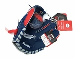 Franklin Mesh Tek 9.5" Red White Blue Youth Tee Baseball Glove & New. Fixed Price $24.99.