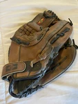 Easton Baseball Glove Natural Series NAT.70 12-3/4 Inch Brown Euc. Fixed Price $24.98.