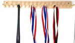Baseball Collectible Mini Rack Display 9-17 Bats Sport Wood Wall Awards. Fixed Price $39.99.