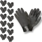 Cordova 5110SJ Black Double Dipped Gloves, Sandpaper Grip, Jersey Lined, 10-INCH. Fixed Price $34.63.