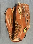 Wilson A9866 Leather Left-handed Thrower Baseball Glove John Smaltz Signature. Fixed Price $60.00.