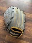 Wilson A2000 V125 12.5" Spin Control Left Hand Fastpitch Softball Outfield Glove. Fixed Price $154.49.