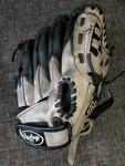Rawlings Youth Baseball Glove Rht 9-1/2 Inch PM809B Black Gray Playmaker Series. Fixed Price $7.99.