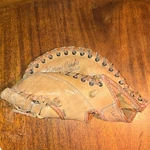 Vintage Big Scoop First Base Leather Glove Norm Cash A2824 Right Handed Throw. Fixed Price $24.99.