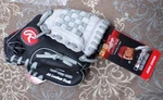 Rawlings 9.5 Rht Youth Baseball Glove Basket Web SC950BGB Age 3-5 Black Leather. Fixed Price $19.00.