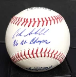 Calvin Schiraldi Autographed Baseball Inscribed 86 Champs (romlbhof Red Sox). Fixed Price $49.00.