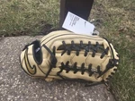 Nike Alpha Edge Fielding Glove Adult 12" Right Hand Throw Beige Black Gold Nwt. Fixed Price $78.74.
