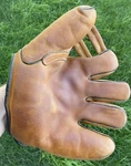 Vintage Old 1930S Roy Weatherly Leather Baseball Glove Mitt Circa Antique Minty. Fixed Price $110.00.
