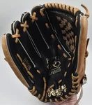 Rawlings RBG6 Flexloop Basket-web Black Brown 12.5" Leather Baseball Glove Lht. Fixed Price $19.99.
