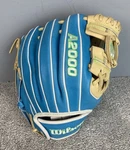 Wilson A2000 PF11 Pedroia Fit 11" Infield Baseball Glove Sky Blue WBW10253411. Fixed Price $299.75.