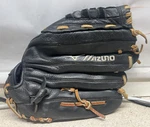 Mizuno Gpsl 1200 Left Hand Throw Black Baseball Glove 12". Fixed Price $19.99.