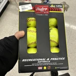 Rawlings Recreational & Practice Softball 11" YWCS11 6 Pack 10U Durability. Fixed Price $39.00.