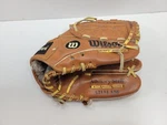 Wilson Signature Baseball Left Hand Glove Youth Brown Leather Logo A2134 AS6. Fixed Price $24.99.