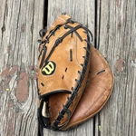 Wilson A950 34" Brown Black Leather Catcher's Mitt Baseball Softball. Fixed Price $82.97.